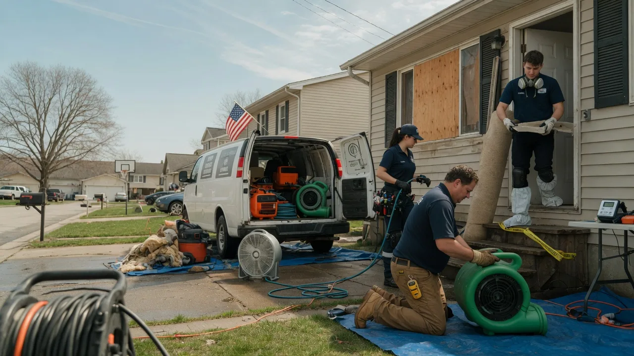 Water Damage Restoration in Oakwood, TX near me